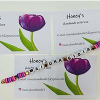 Bracciale fatto a mano perline argilla polimerica