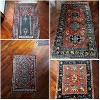 Tappeti orientali in lana e lana e seta