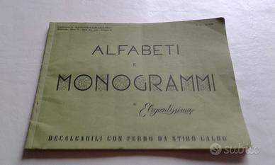 Alfabeti e monogrammi Elegantissima (decalcabili)