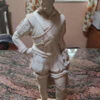 Statua cavaliere in marmo