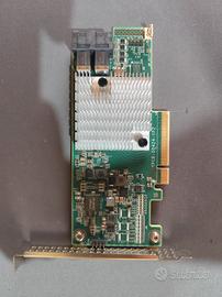 HBA LSI 9300-8i 12Gbps + 2 cavi SAS-SATA