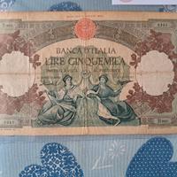 BANCONOTA  5.000 LIRE CAPRANESI RARA.