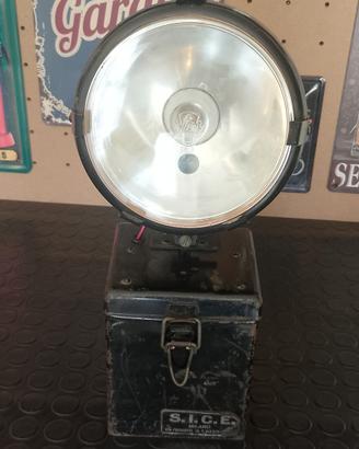 lampada ferroviaria vintage 