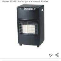 Stufa a gas per riscaldamento