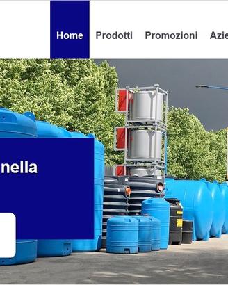 Serbatoio polietilene lt.5000 per alimenti