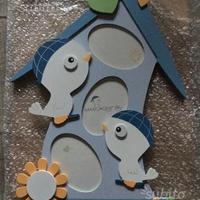 Cornice Portafoto multiplo in legno Mascagni