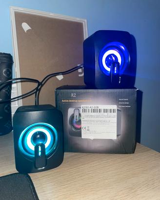 casse PC, A2 2.0 con LED - perfettamente ✅