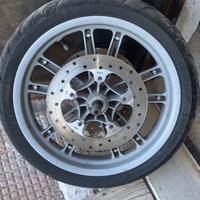 Ruota anteriore con dischi piaggio beverly