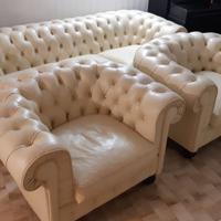 Divano e poltrone Chesterfield