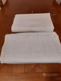 2 teli cotone grezzo