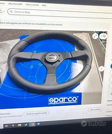 Volante Sparco Pelle/scamosciato