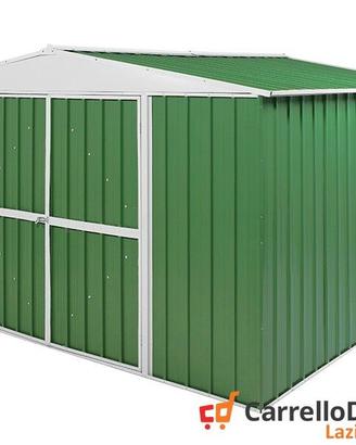 Box in Acciaio da giardino 360x345 150kg verde