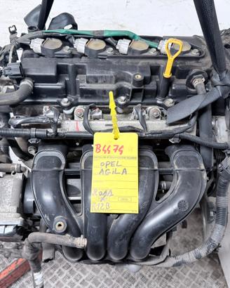 Motore Completo K12B Opel Agila H08 1.2 16V Benzin
