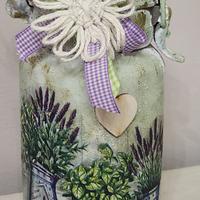 secchiello latte decorativo