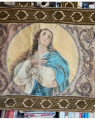 Arazzo antico Madonna con Bambino