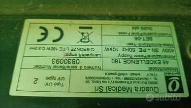 Lampada abbronzante in piedi