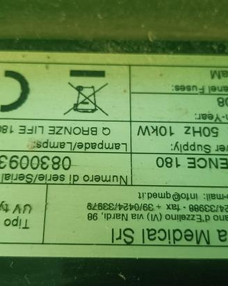 Lampada abbronzante in piedi