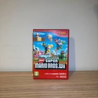 🍄New Super Mario Bros. Wii 🔴  Custodia Rossa - PAL