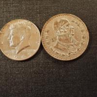 monete Messico e USA