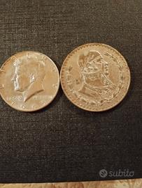 monete Messico e USA