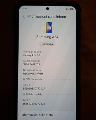 Samsung galaxy A54