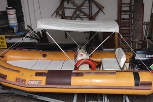 Gommone motore carrello