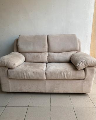Divano 2 posti alcantara