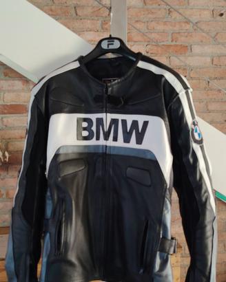 giubbotto moto BMW pelle 