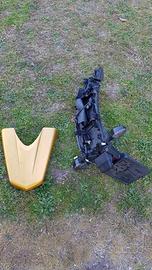 Bauletto Hornet,Suzuki,Pegaso,scarico carbonio