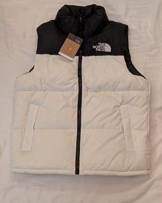 Smanicato The North Face Nuptse 700 - Bianco/Nero 