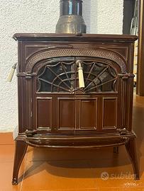 Stufa a legno intrepid smaltata  stile vintage cla