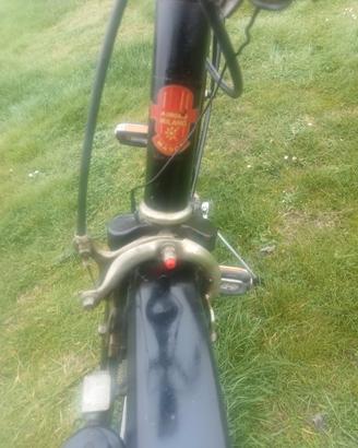 Bicicletta city bike uomo nera Airola Milano epoca