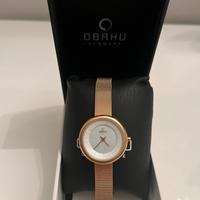 Orologio oro rosa Obaku Denmark