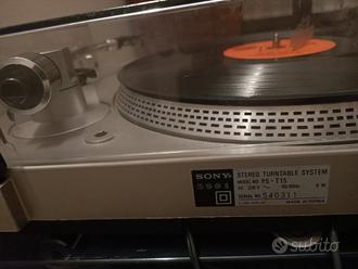giradischi Sony PS-T15  			