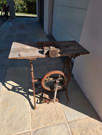 banchetto lavoro base ghisa epoca antiquariato
