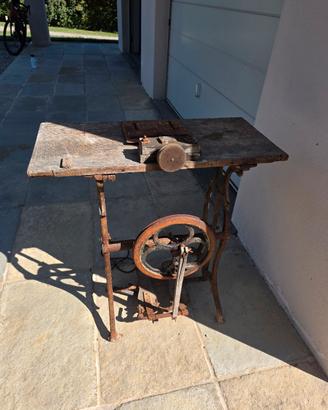 banchetto lavoro base ghisa epoca antiquariato