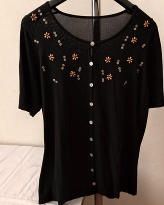 Maglia estiva maniche corte in viscosa 