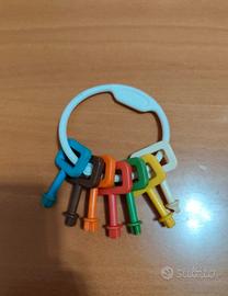 Gioco mazzo chiavi Chicco anni '90
