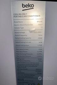 Condizionatore Beko BP109C