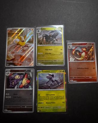 5 Carte Pokémon Ascesa Eroica Holo Reverse