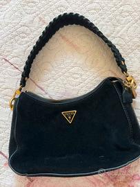 GUESS Borsa camoscio Nera