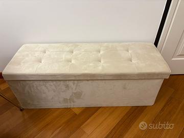 Cassapanca beige come nuova