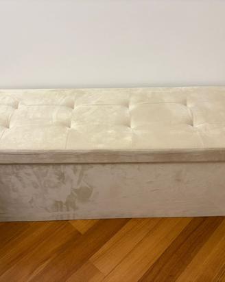 Cassapanca beige come nuova