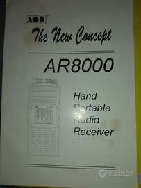 Manuale Originale Inglese AOR AR 8000