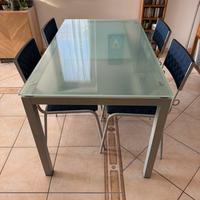 Tavolo cristallo allungabile Bontempi