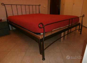 LETTO MATRIMONIALE IN FERRO BATTUTO BONTEMPI