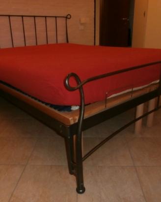 LETTO MATRIMONIALE IN FERRO BATTUTO BONTEMPI