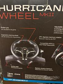 Volante pedali Hurricane Wheel MKII Fr-Tec PS4 PC