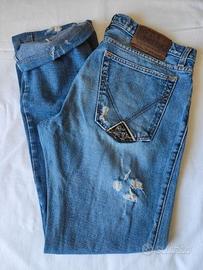 ROY ROGER'S Jeans ORIGINALI 5 Tasche Slavato