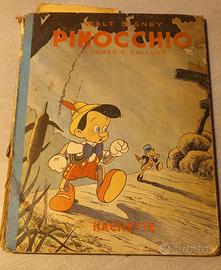 Libro Pinocchio stampa anno 1940
